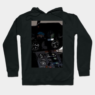 cockpit helicopter Hoodie